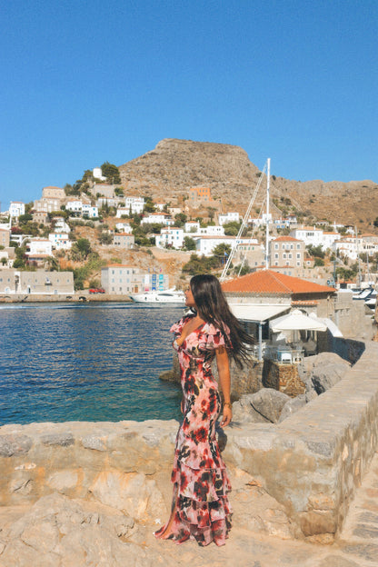 Pattie maxi dress volan