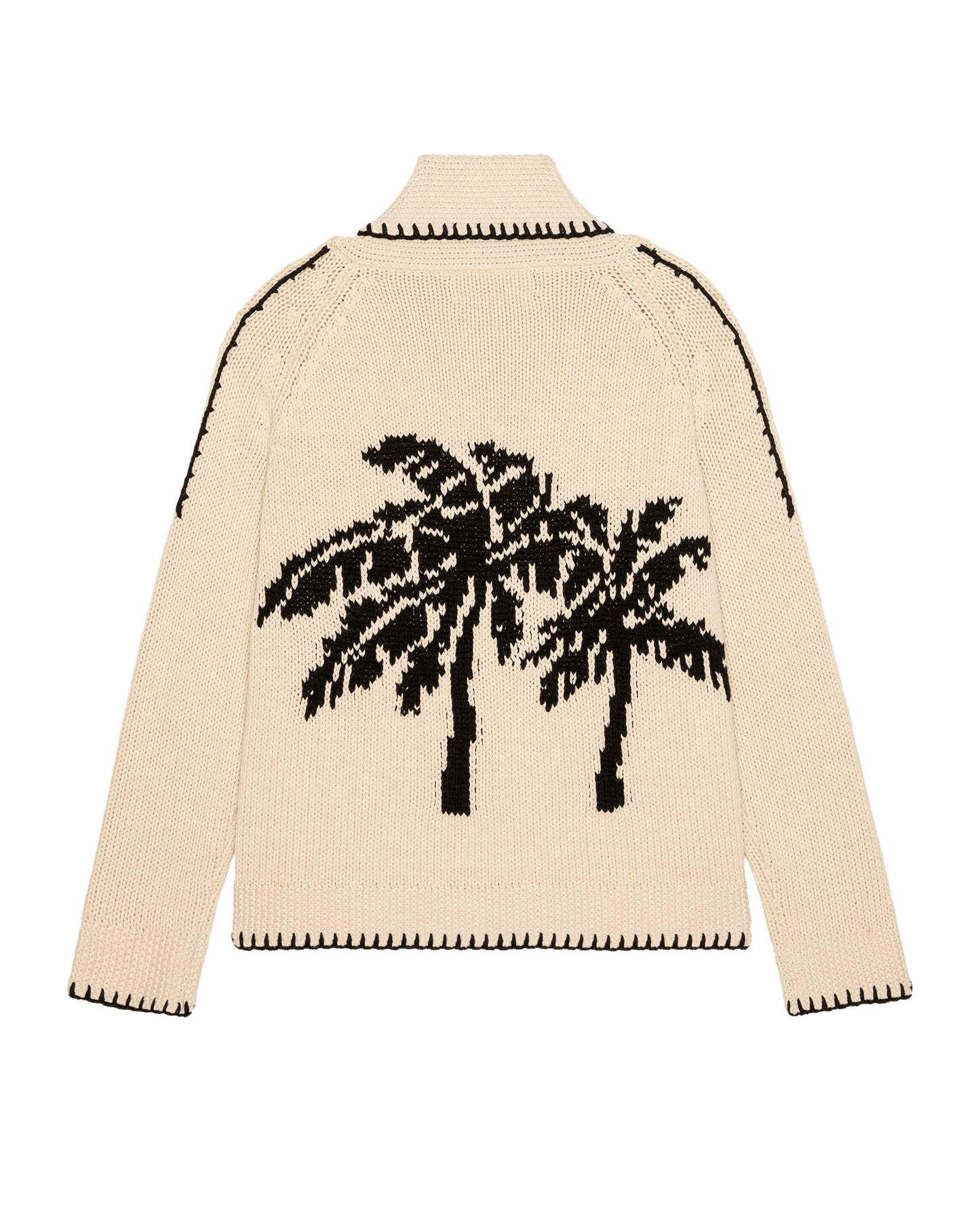 The Palm Lodge Cardigan. -- Cream